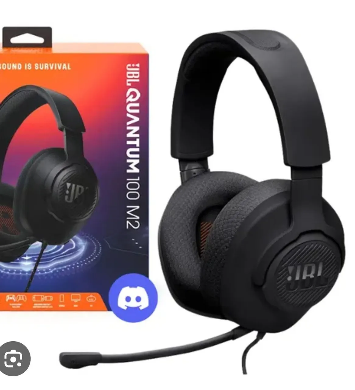 Headset Gamer JBL Quantum 100 M2 - Áudio Imersivo