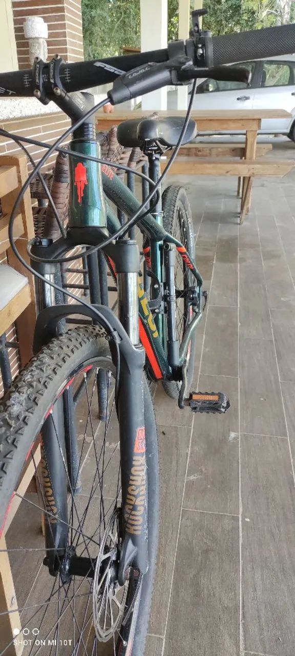 Bicicleta Caloi Elite Alumínio verde modelo 2020 Ts15 - Foto 2