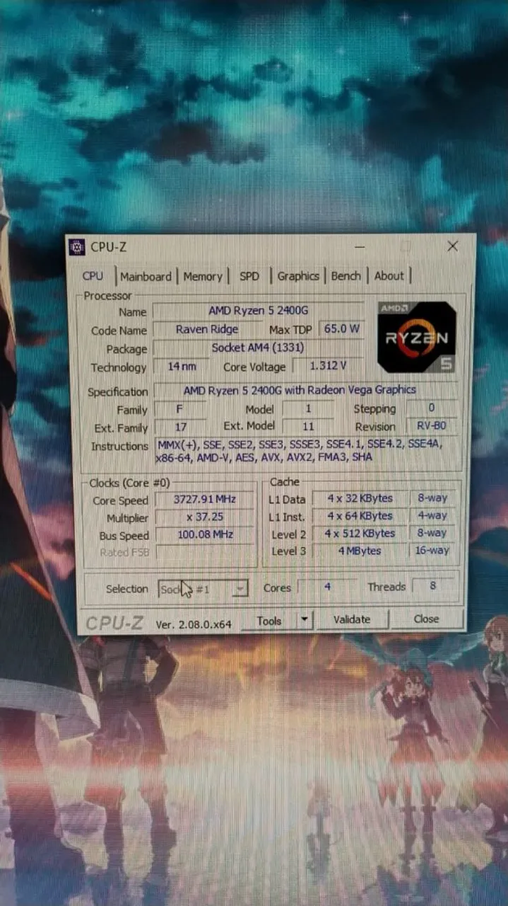 Processador AMD Ryzen 5 2400G , vendo ou troco.