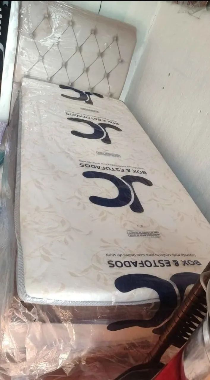 Cama box solteiro alta 5cm