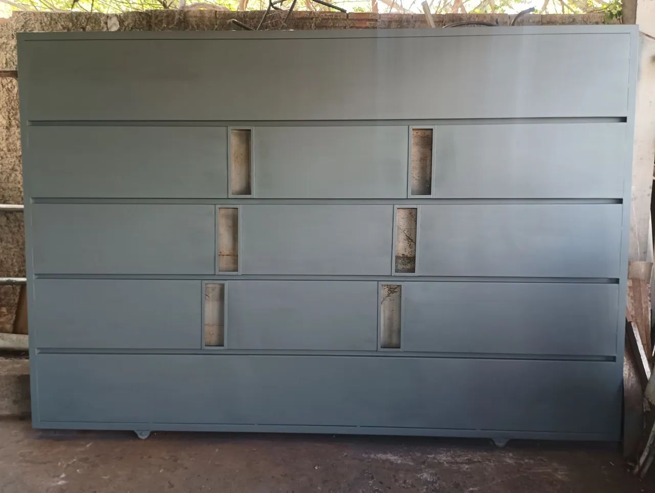 Portão com detalhes em acrílico transparente  - Foto 2