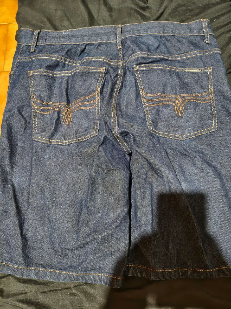 Bermuda jeans azul Cavalera tamanho 40. - Foto 2