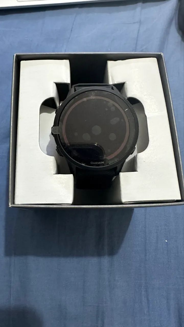 Relógio Garmin Forerunner 955 versão solar Smartwatch, cor preta - Foto 2