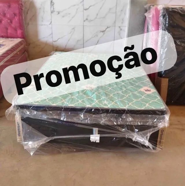 Cama box colchão suporte novos