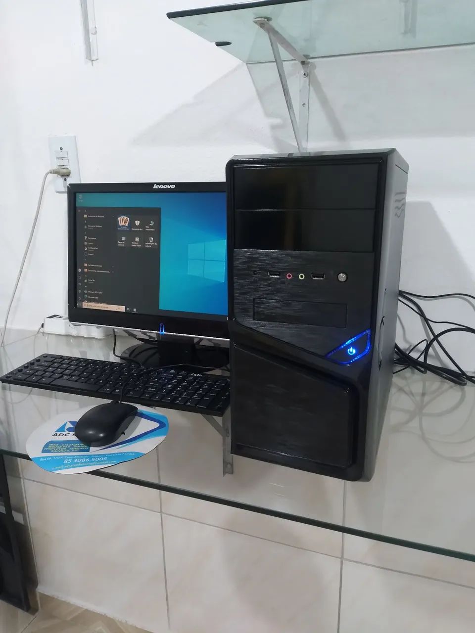 Computador completo i5 2°geração memória ddr3 8gb ssd 120 hdmi monitor ...