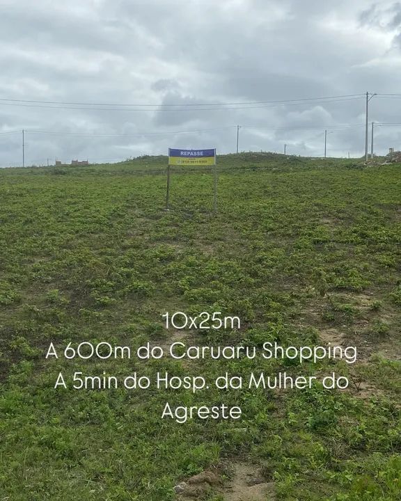 REPASSO Terreno em Caruaru-PE - Loteamento Eldorado - Foto 4