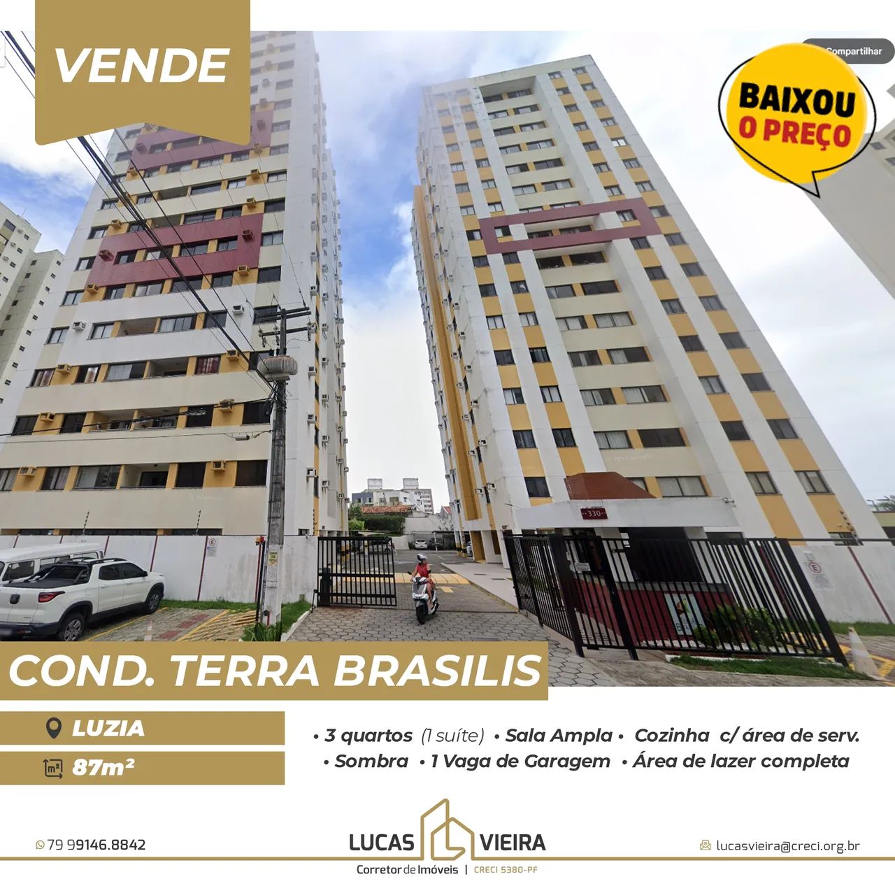 Condomínio Terra Brasilis na Alameda das árvores (Bairro Luzia)