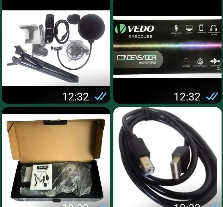 MICROFONE CONDENSADOR PROFISSIONAL 