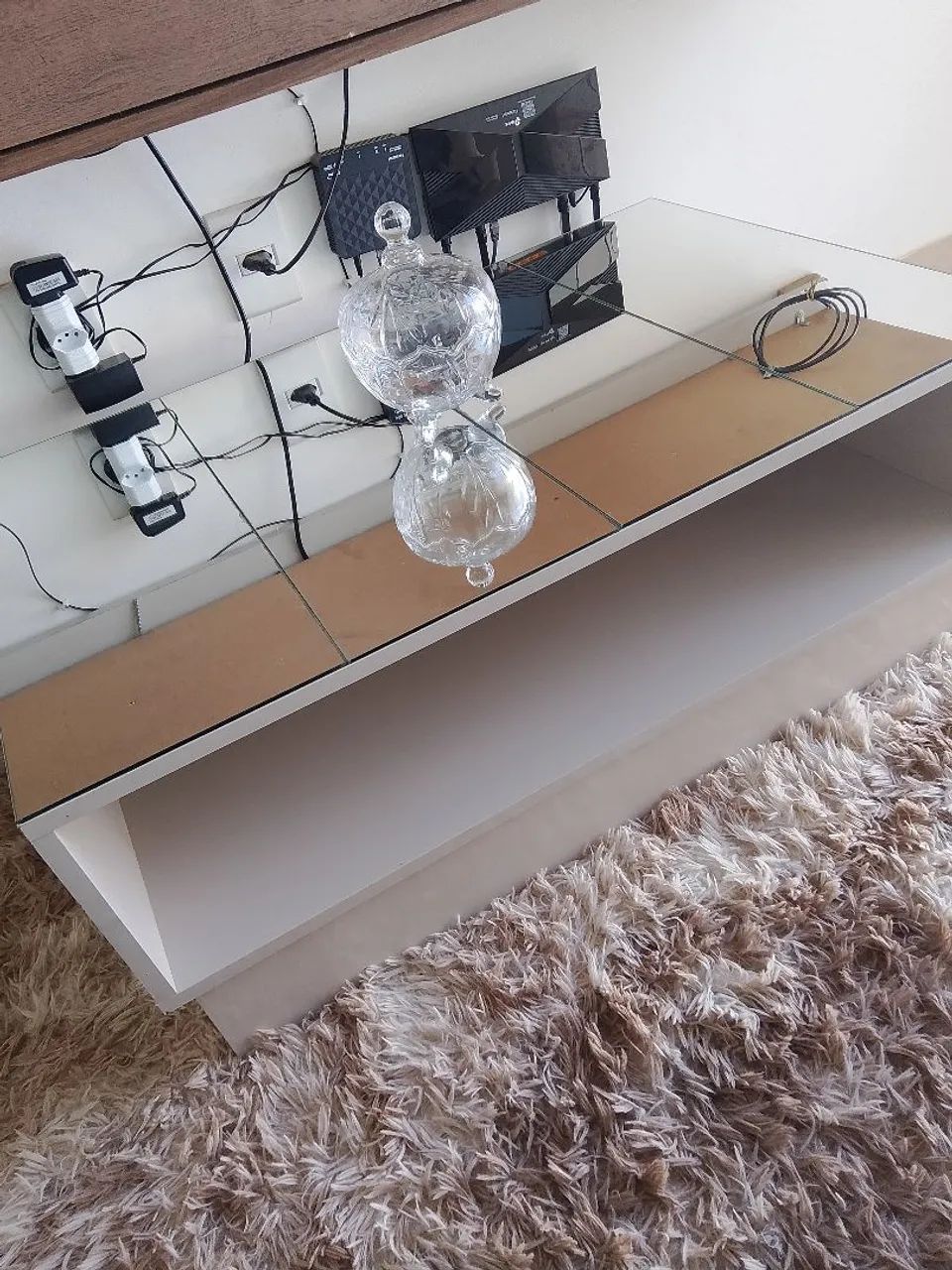 Mesa de Centro em Vidro com Design Moderno - Foto 4