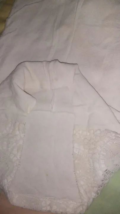 Vestido de renda branco Zara infantil - Foto 2