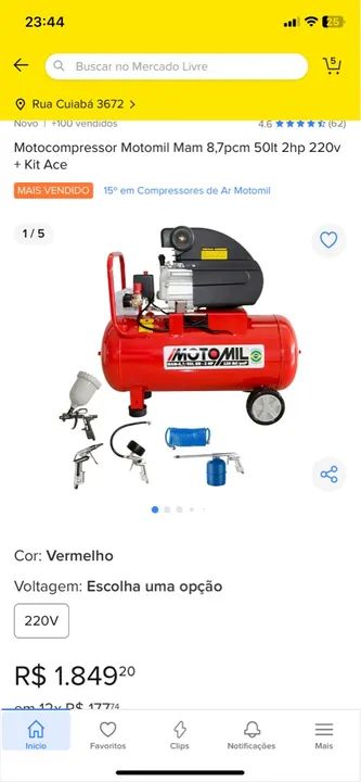 Compressor de ar novo  - Foto 3