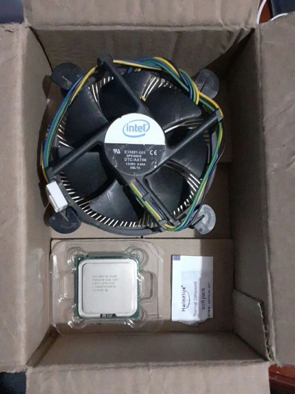 Intel Core 2 Duo E5200 Usado (LGA 775) Processador + Ventoinha Cooler.