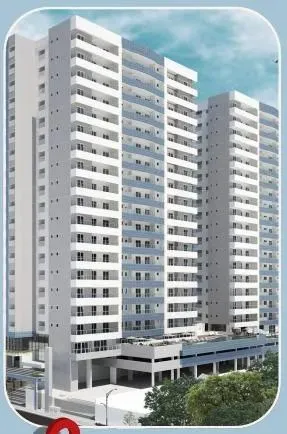 Apartamento para Venda em Praia Grande, Ocian, 2 dormitórios, 1 suíte, 1 banheiro, 1 vaga