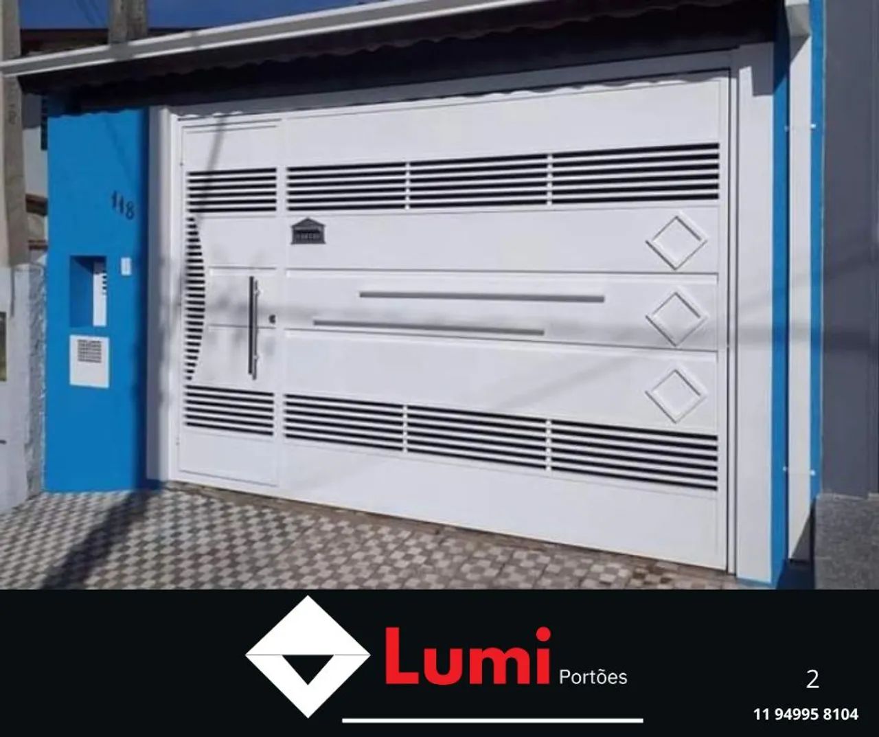 Portão Galvonizado_ Lumi: Design e Proteção - Foto 5