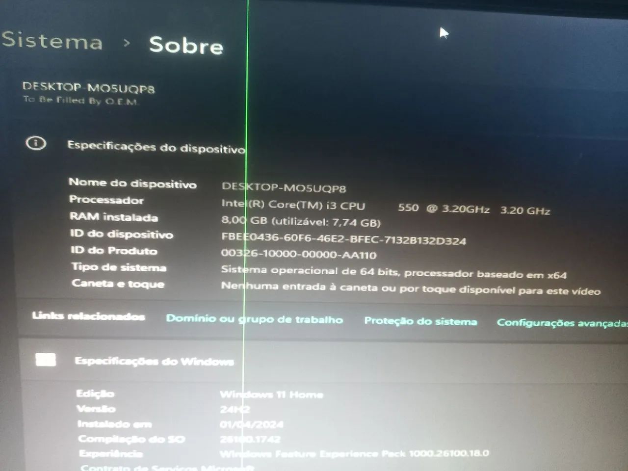 Basic complete computer i3 550 for work and research64341175603585120