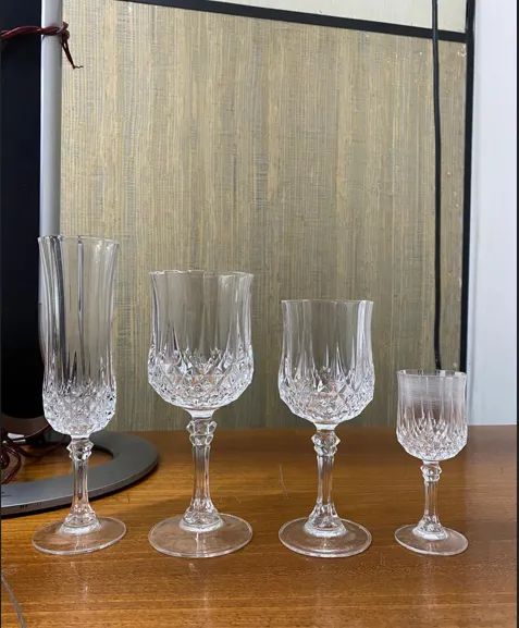 Taças de cristal francês (vários modelos)