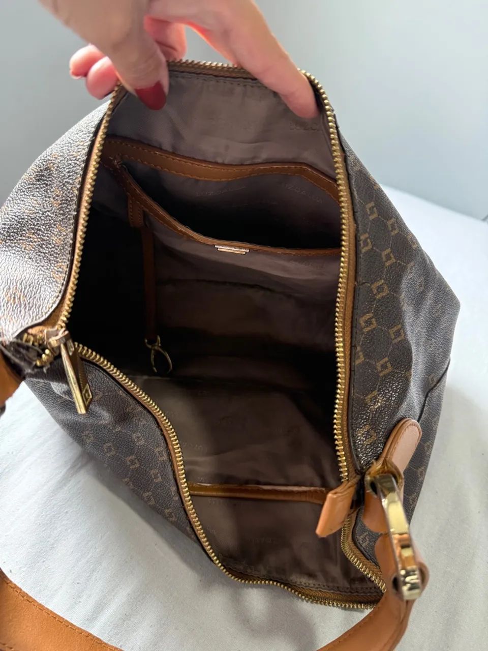Bolsa de ombro marrom - Foto 4