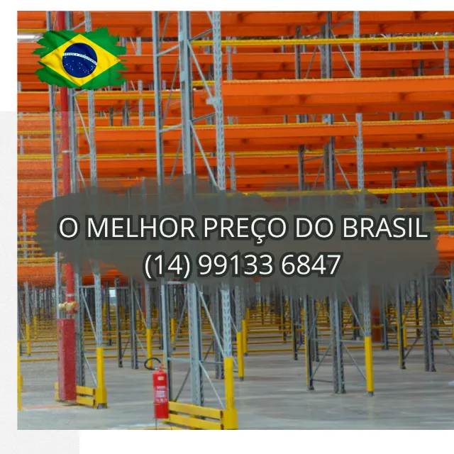 Estantes de aço reforçadas