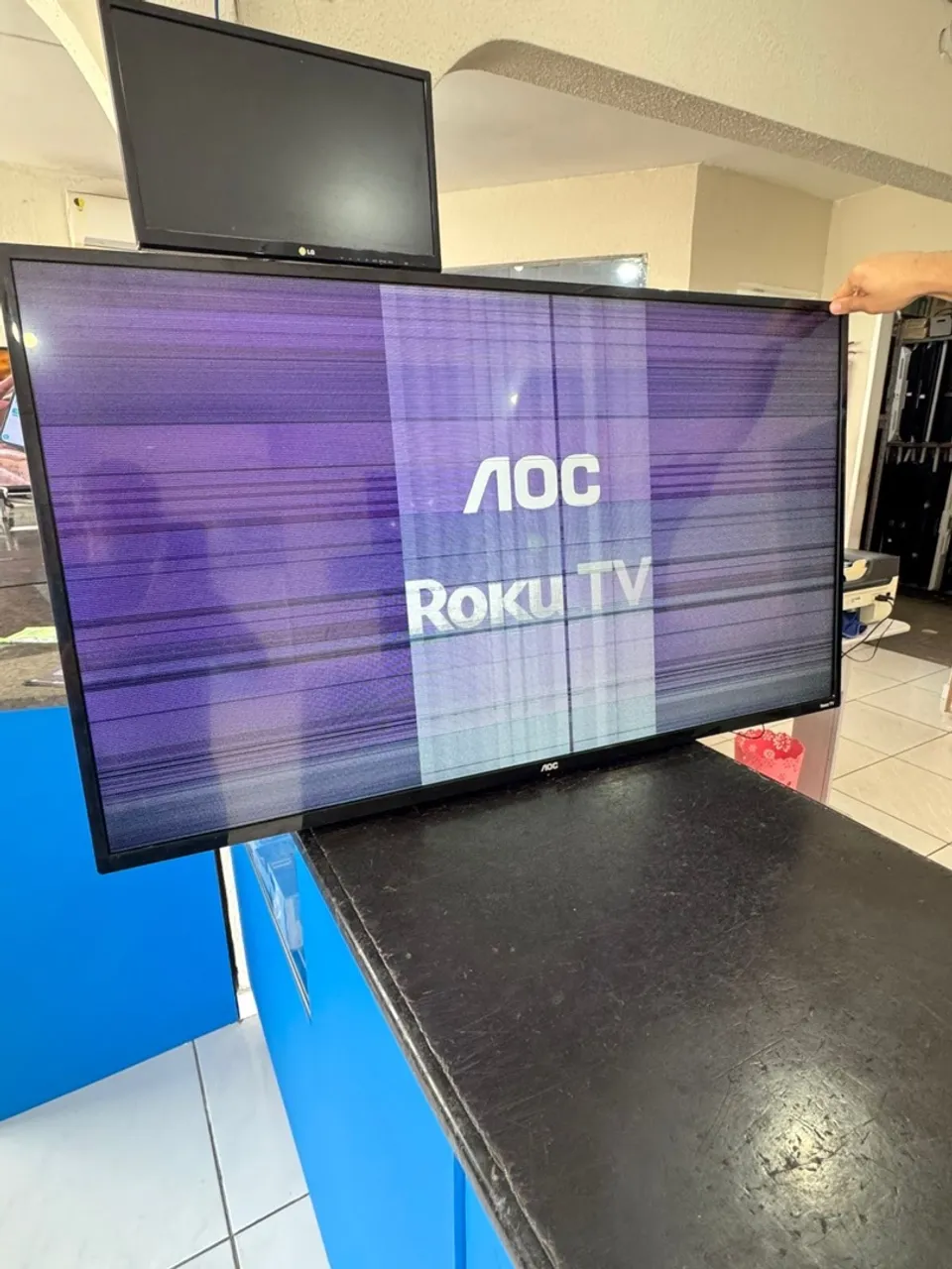 TV AOC Roku - Tela com Defeito