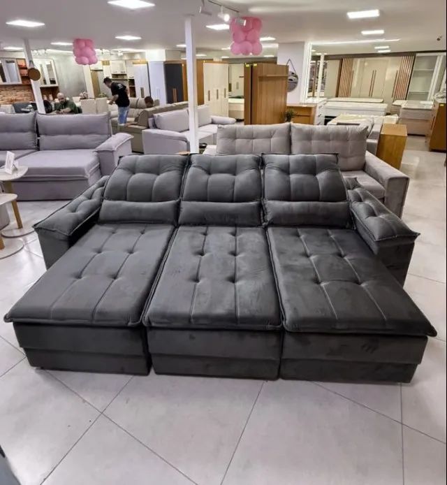 Sofá Solar Retrátil Versato 2.75 - NOVO, FÁBRICA - Foto 2