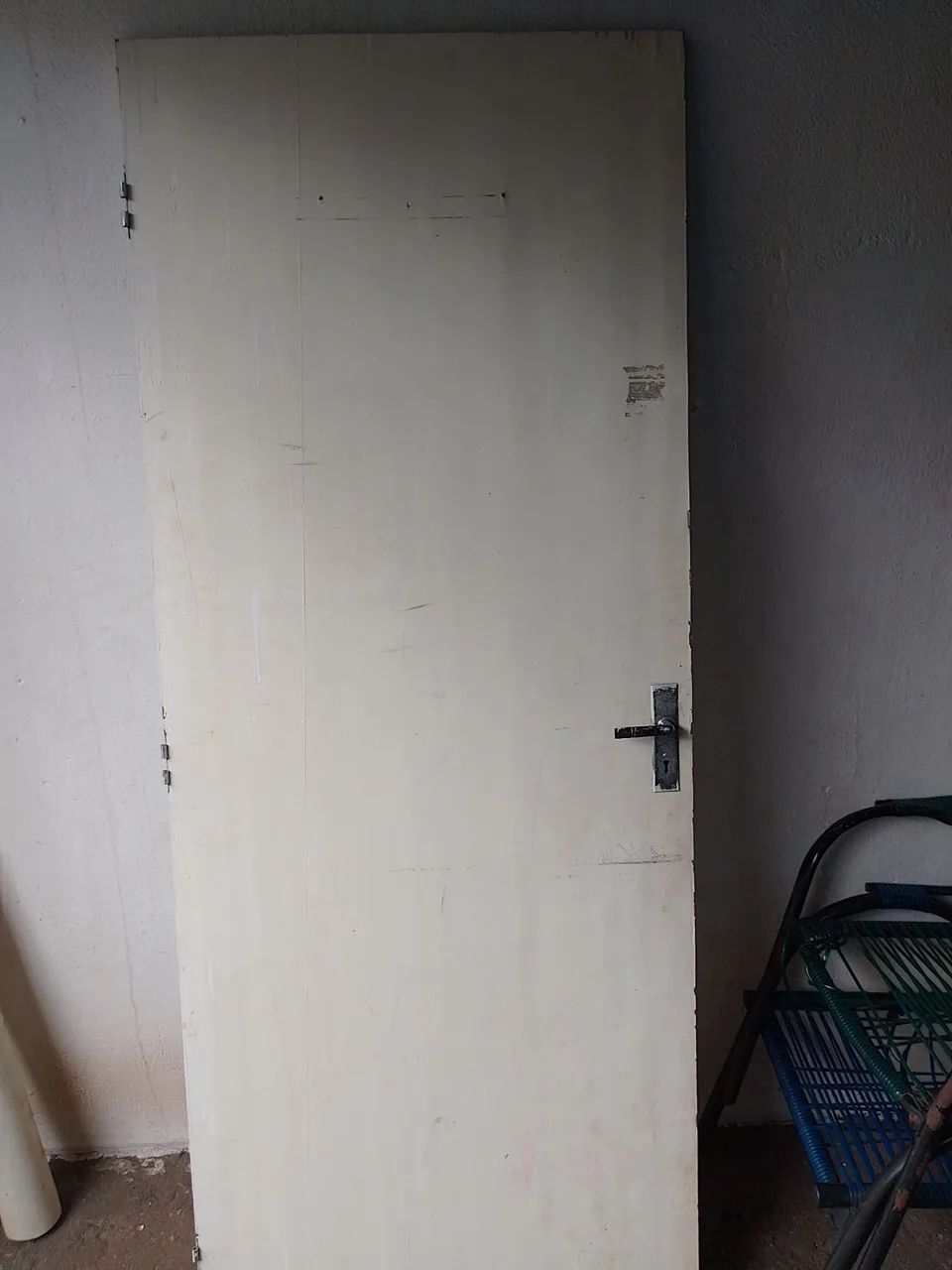 Porta branca de madeira - Foto 2