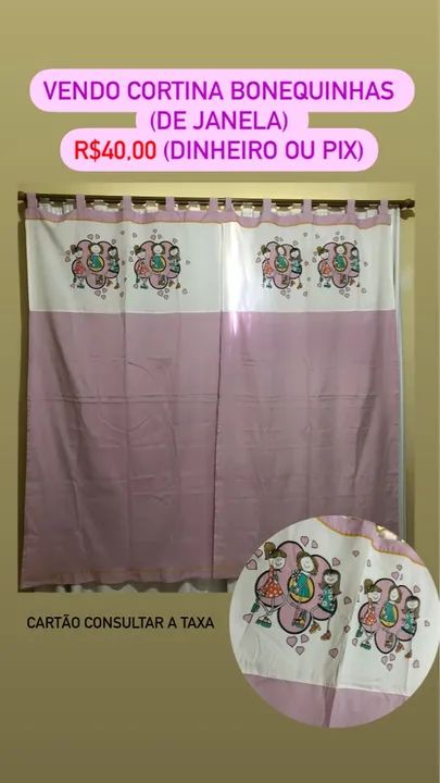 Cortina de Bonecas - De Janela