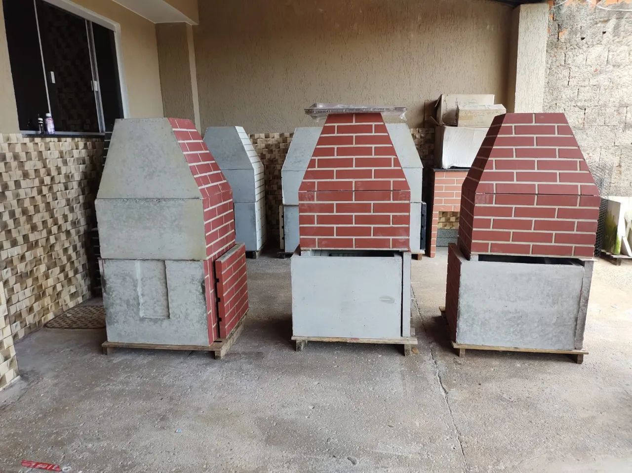 Churrasqueira pré-moldada 63cm - Foto 2