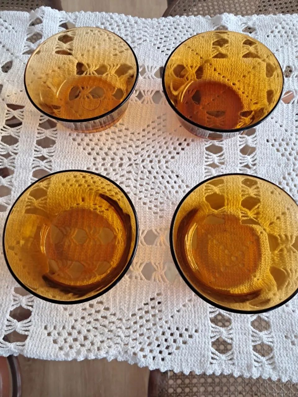 4 Tigelinhas duralex ambar