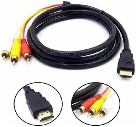 Cabo Hdmi Para 3 Rca 1.5M Lelong LE-6616