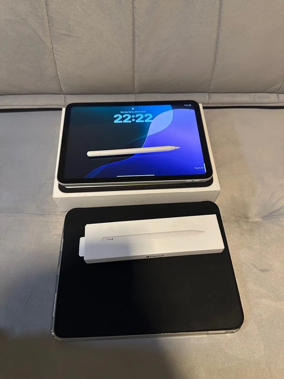 iPad 10 com caneta Pencil USB-C Na Garantia até Dezembro - Foto 3
