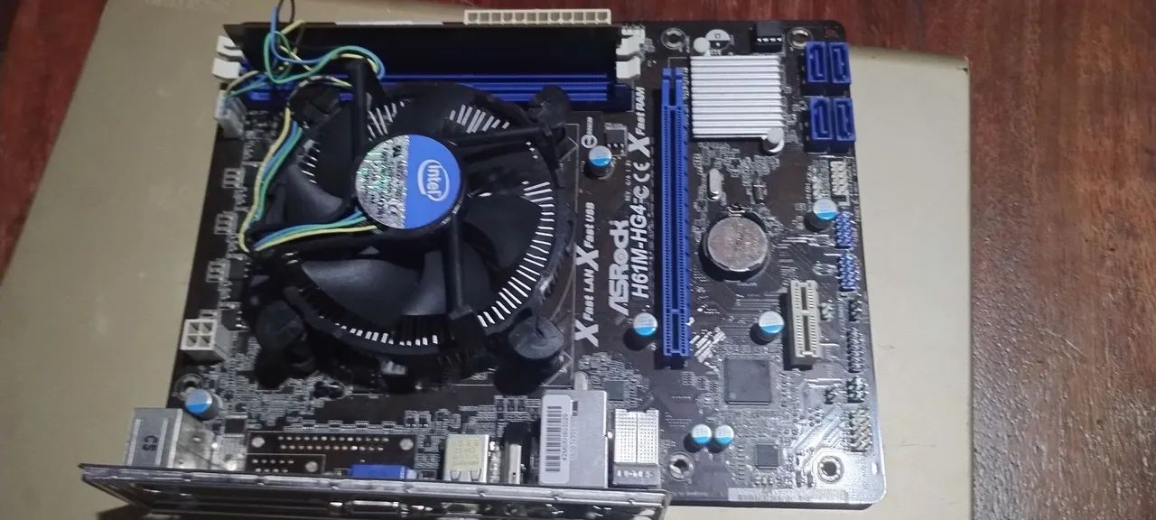 Kit h61+I3 .. 3250+ 4gb - Foto 4