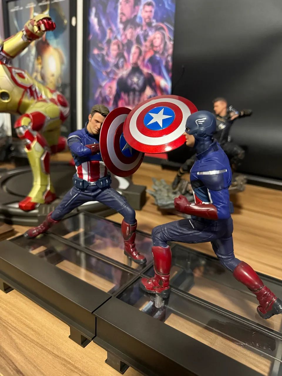 Captain América x Captain América Endgame 1/10 Iron Studios  - Foto 3