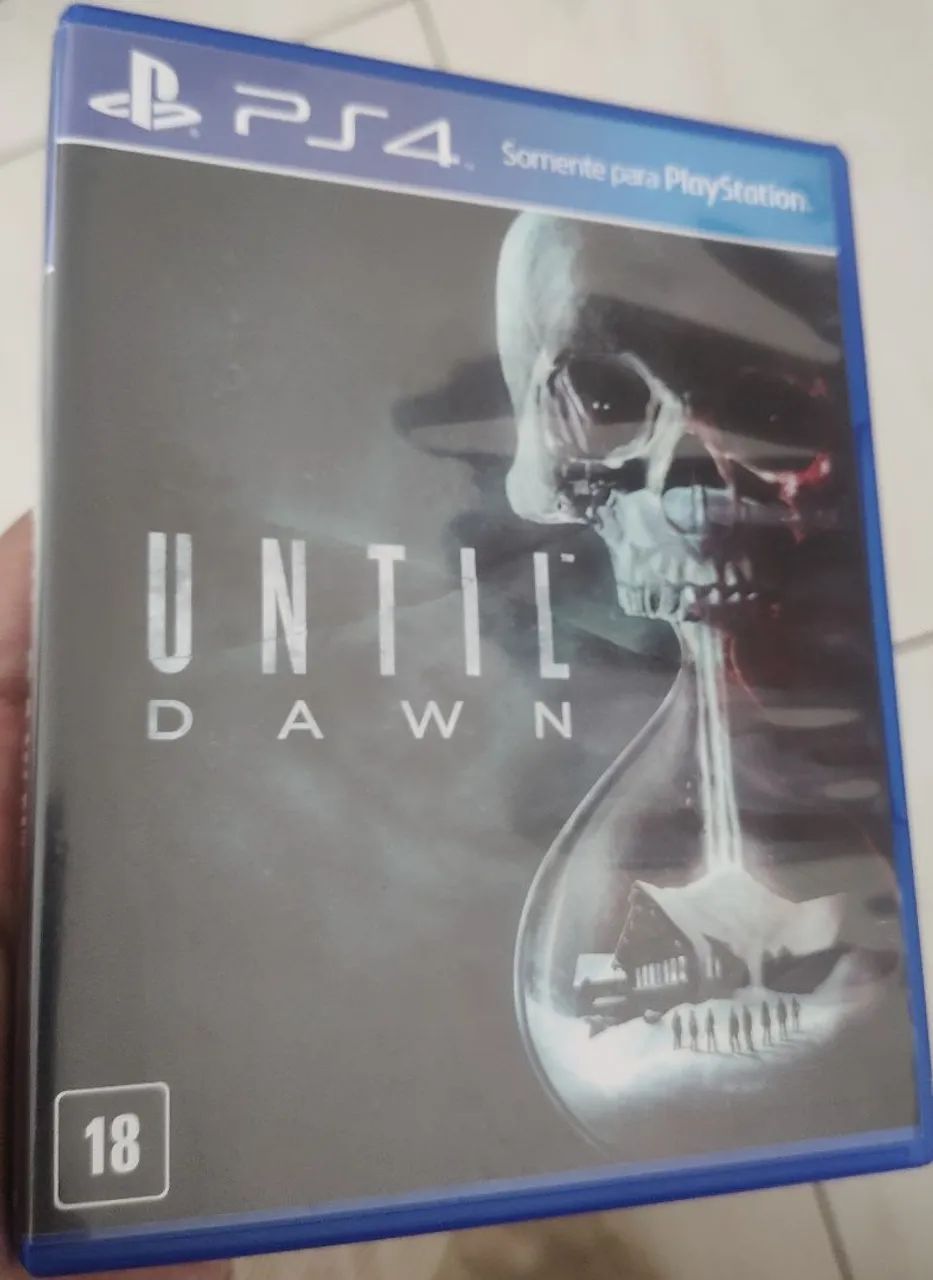 Jogo until dawn de PS4 