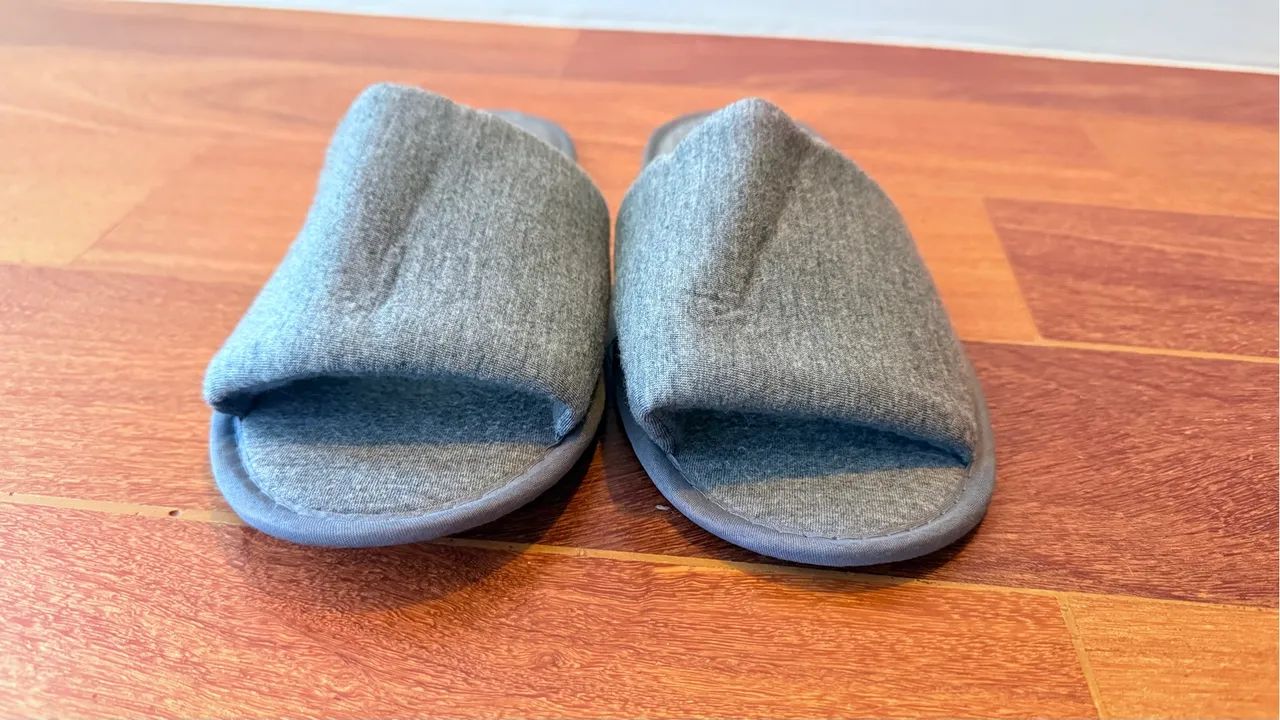 Chinelo Cinza Mescla em Tecido Macio | American Nest - Tamanho Flexível - Foto 5