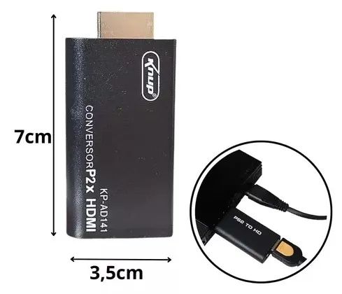 Conversor PS2 HDMI AD141 - Foto 4