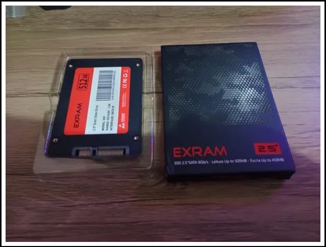 SSD 512GB, Sata 3, NOVO (Já com Win 10 PRO - Pré Inst.) - Aceito