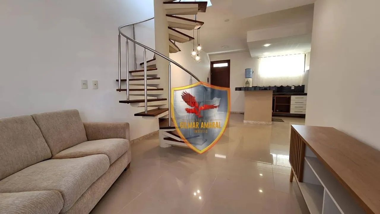 Cobertura com 1 dormitório para alugar, 115 m² por R$ 3.200,00/mês - Búzios - Nísia Flores - Foto 2