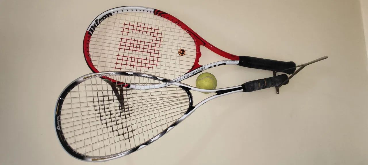 Squash Tennis TÃªnis Squash RAQUETE DE TENIS E SQUASH/com Capa