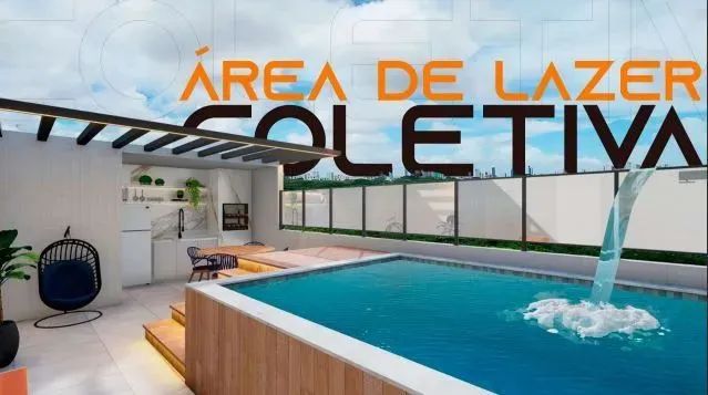 Coberturas duplex e Apto térreo, 2 quartos, elevador e piscina, nos Bancários. - Foto 4