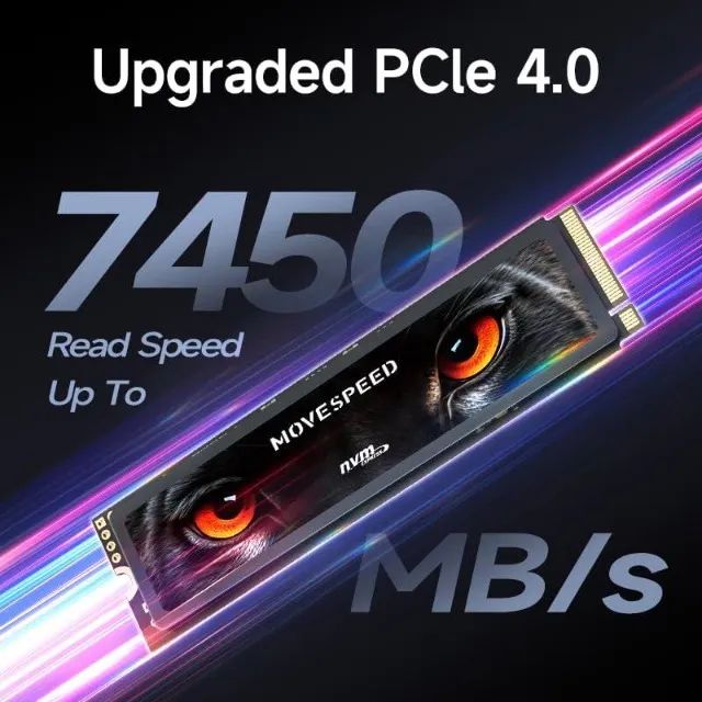 Ssd Movespeed 1tb Nvme M.2 7500mbps - Foto 5