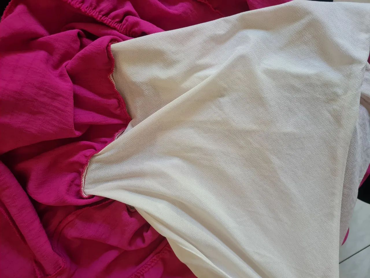 Vestido Rosa Longo Manga Comprida - Foto 5