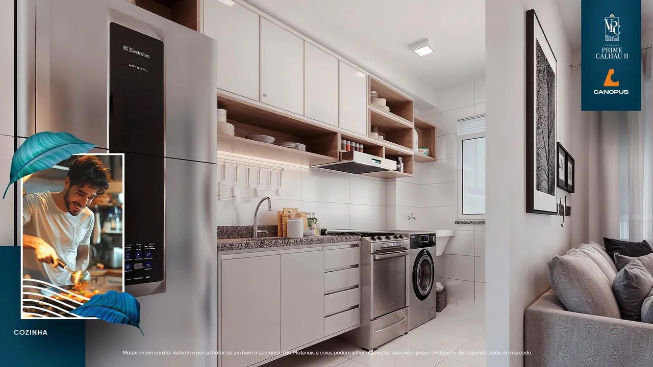 040- PRIME CALHAU 2- APARTAMENTOS COM SUITE E VARANDA GOURMET NO ALTO DO CALHAU - Foto 4