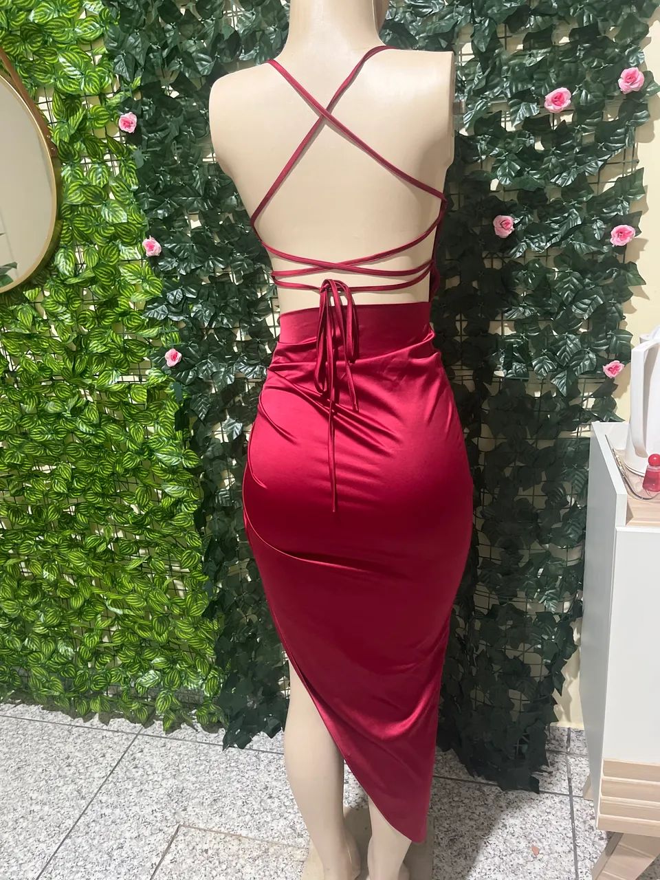 vestido de cetim novo - Foto 2