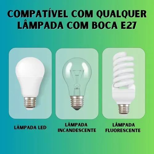 Soquete Inteligente E27 Wi-Fi  / Bluetooth  - Controle suas Lâmpadas - Foto 3