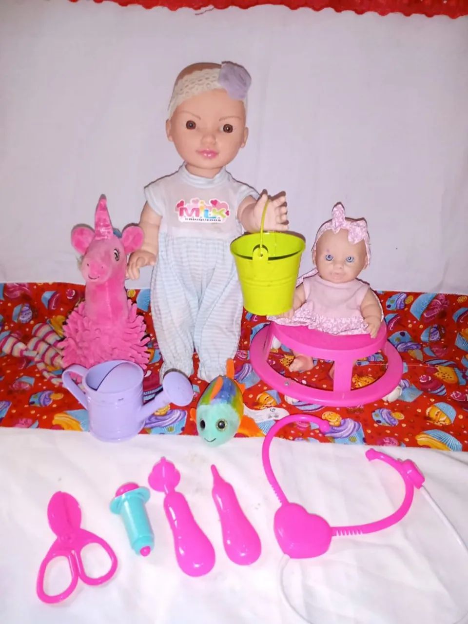 Lote Brinquedos e Bonecas Com Lindos Acessórios  - Foto 5