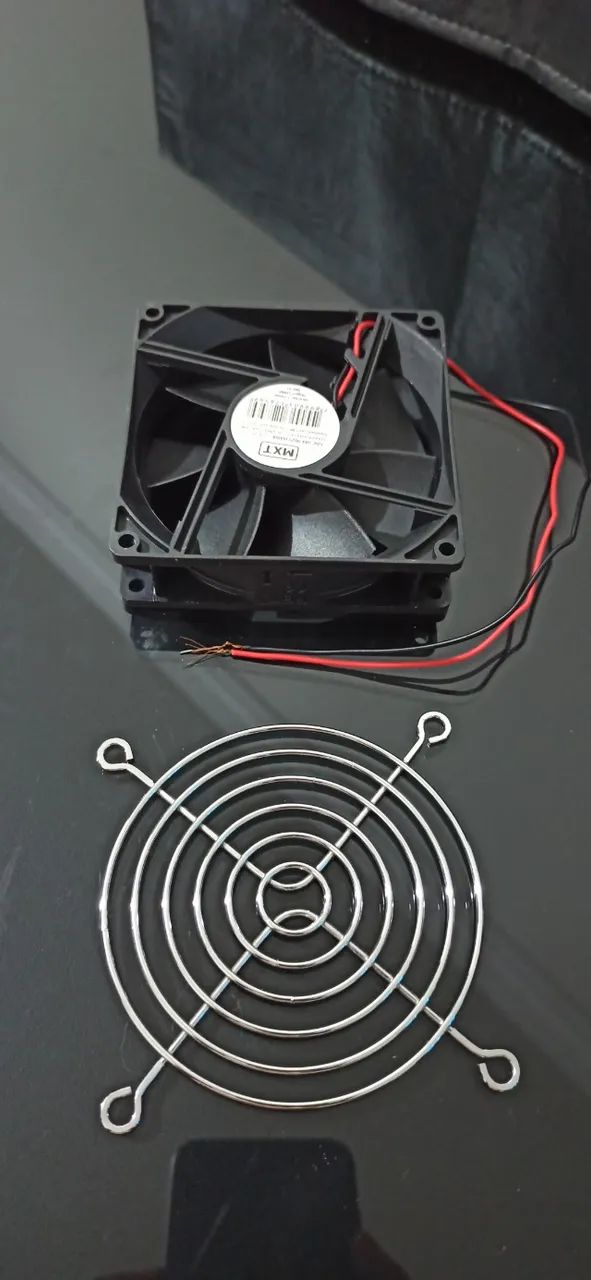 Cooler MXT 92x92x25mm 12V Sem Rolamento - Alta Ventilação e Baixo Ruído - Foto 3