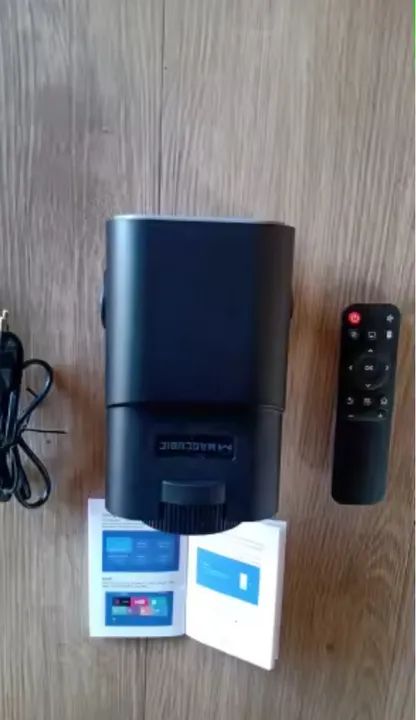 Projetor Smart HY 320 Mini Preto Original Android 13.0 Full 4K HD Bluetooth Wi-fi 6.0 - Foto 5