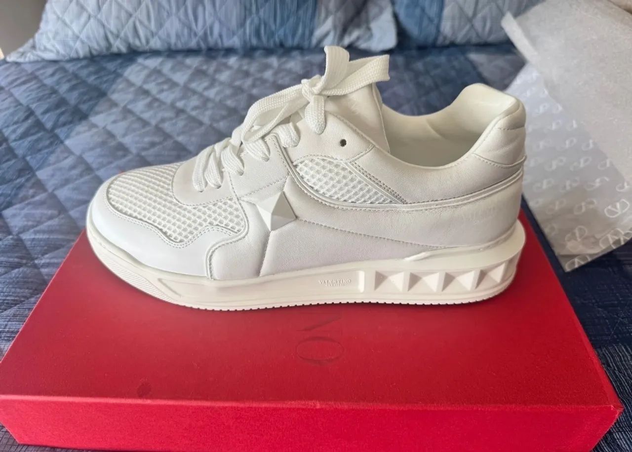 Tênis Valentino One Stud Masculino 42 EUROPEU - Foto 5