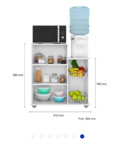 Armário de Cozinha Branco - Foto 5