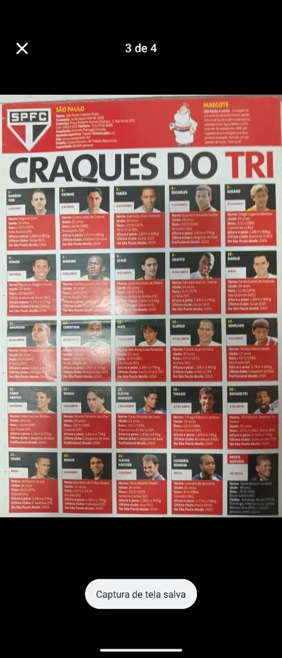 Poster Lance São Paulo Tri Campeão Mundial 2005 - Foto 3